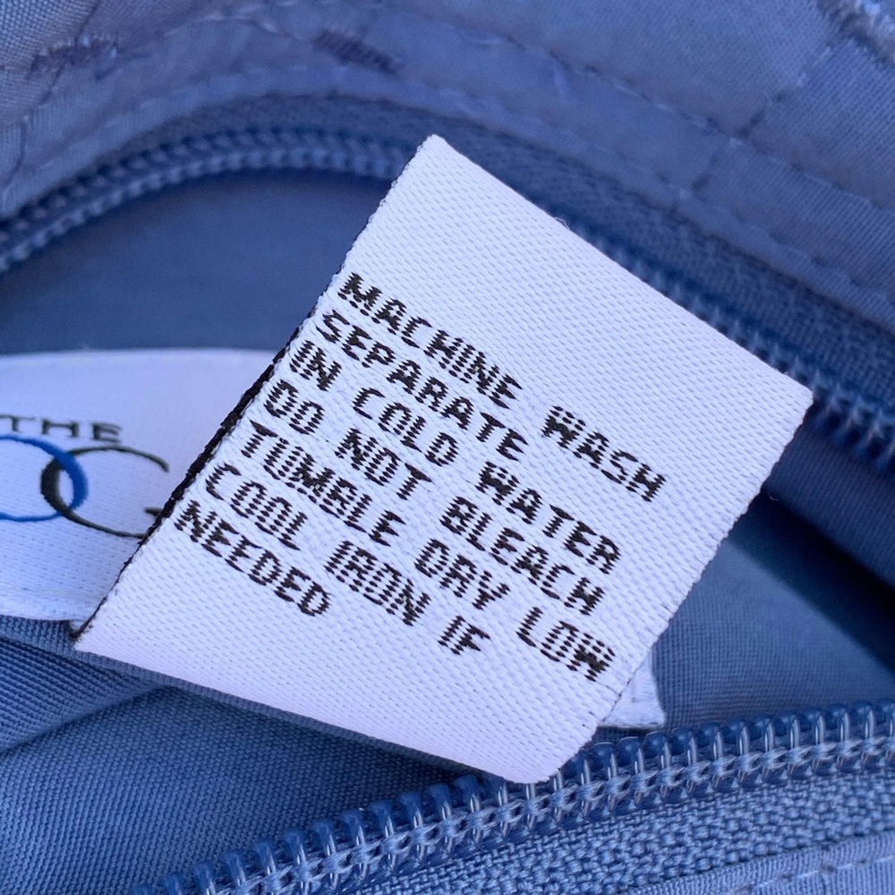 THE TOG SHOP Blue Tan Reversible QuiltCar Coat - Picture 5 of 8